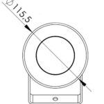 GROUND MEDIUM PROJECTOR BRASS