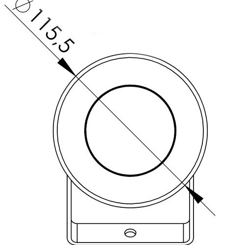 GROUND MEDIUM PROJECTOR BRASS